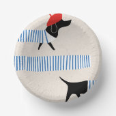 Taxa in Parijs minimalisme Papieren Kommen (Voorkant)