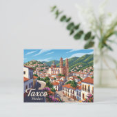 Taxco de Alarcón Mexico Briefkaart (Staand voorkant)