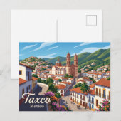 Taxco de Alarcón Mexico Briefkaart (Voorkant / Achterkant)