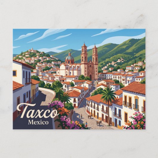 Taxco de Alarcón Mexico Briefkaart (Voorkant)