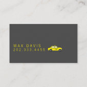 Taxi & Airport Shuttle Service Visitekaartje (Achterkant)