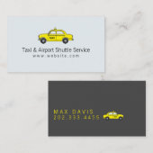 Taxi & Airport Shuttle Service Visitekaartje (Voorkant / Achterkant)