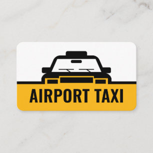 Taxi Auto Route Border Lijn Visitekaartje