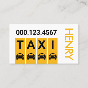 Taxi Auto Route Transport Lagen Visitekaartje