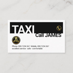 Taxi Autocoureur Chauffeursdienst Visitekaartje