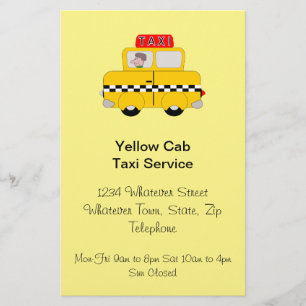 Taxi Bedrijf Flyer