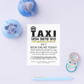 Taxi Bedrijf Logo, Taxi Bedrijf met Prijslijst Flyer (Enkel)