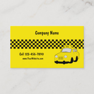 Taxi Bedrijfskaarten Visitekaartje