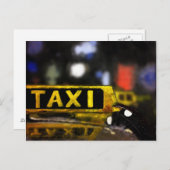 Taxi Briefkaart (Voorkant / Achterkant)