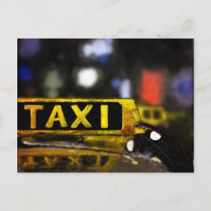 Taxi Briefkaart