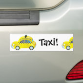 Taxi. Bumpersticker (Op auto)