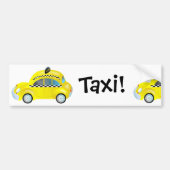 Taxi. Bumpersticker (Voorkant)