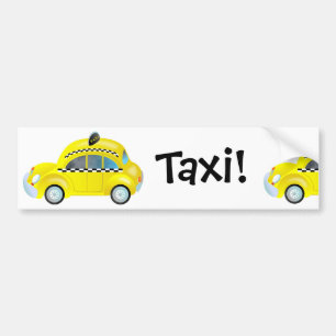 Taxi. Bumpersticker