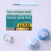 Taxi Cab-bord met prijslijstreclame Flyer (Enkel)