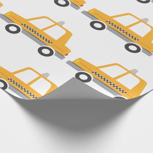 Taxi Cab Cadeaupapier (Hoek)