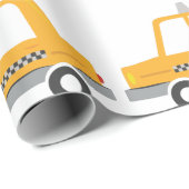 Taxi Cab Cadeaupapier (Rol Hoek)