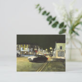 Taxi Cab, Cardiff, Wales, Verenigd Koninkrijk Briefkaart (Staand voorkant)