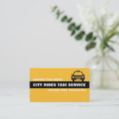 Taxi Cab Driver Services Visitekaartje (Staand voorkant)