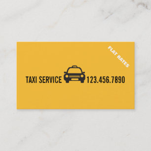 Taxi Cab Driver Services Visitekaartje