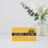 Taxi Cab Driver Services Visitekaartje (Staand voorkant)