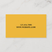 Taxi Cab Driver Services Visitekaartje (Achterkant)