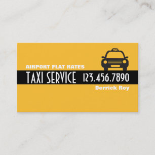 Taxi Cab Driver Services Visitekaartje