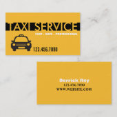 Taxi Cab Driver Services Visitekaartje (Voorkant / Achterkant)