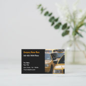 Taxi Cab Driver Visitekaartjes (Staand voorkant)