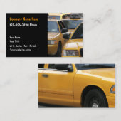 Taxi Cab Driver Visitekaartjes (Voorkant / Achterkant)