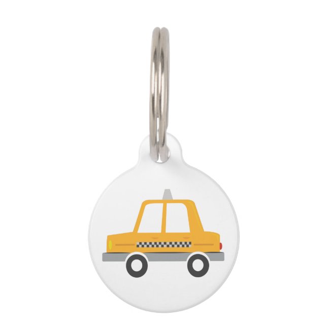 Taxi Cab Huisdierpenning (Voorkant)