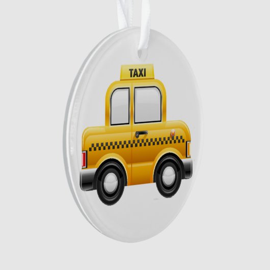Taxi Cab Ornament (voorkant)