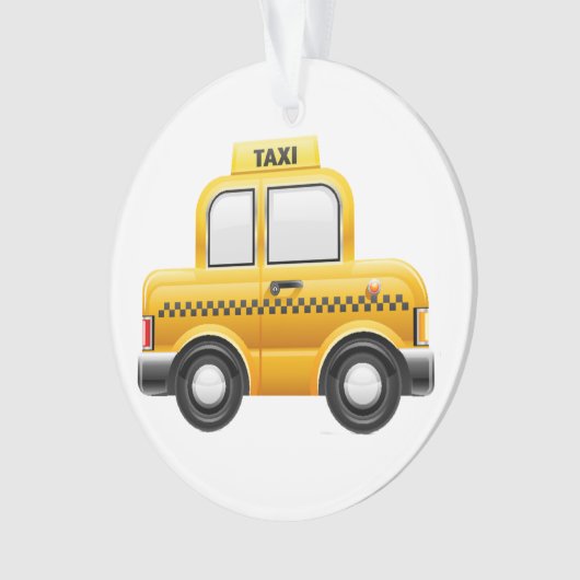 Taxi Cab Ornament (voorkant)