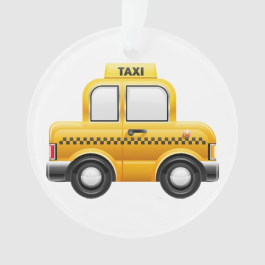 Taxi Cab Ornament (voorkant)