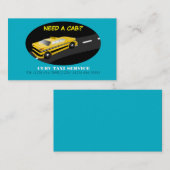 Taxi Cab Service Visitekaartje (Voorkant / Achterkant)