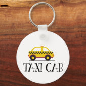 Taxi Cab Sleutelhanger (Voorkant)