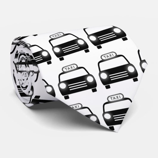 Taxi Cab Stropdas (Opgerold)