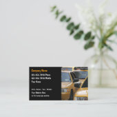 Taxi Cab Visitekaartjes (Staand voorkant)