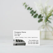 Taxi Cab Visitekaartjes (Staand voorkant)