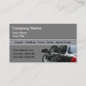 Taxi Cab Visitekaartjes vast (Voorkant)