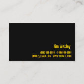 Taxi, cabine, chauffeur, Visitekaartje voor vervoe (Achterkant)