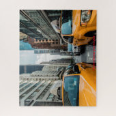 Taxi Cabs of New York.kerstcadeautjes Legpuzzel (Verticaal)