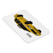 Taxi cartoon illustratie magneet (Rechterzijde)