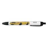 Taxi cartoon illustratie zwarte inkt pen (Bodem)