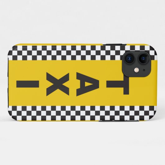 Taxi. Case-Mate iPhone Case (Achterkant (horizontaal))