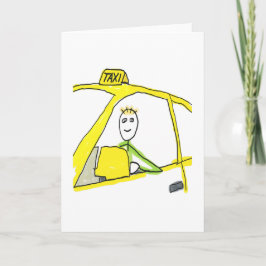 Taxi Chauffeur Stickman Kaart
