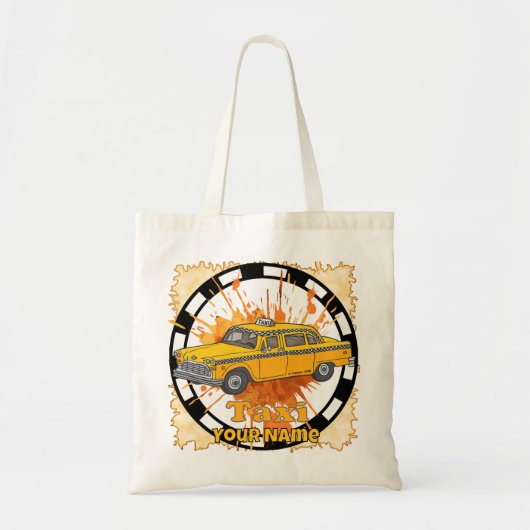 Taxi Chauffeur Tote Bag (Voorkant)