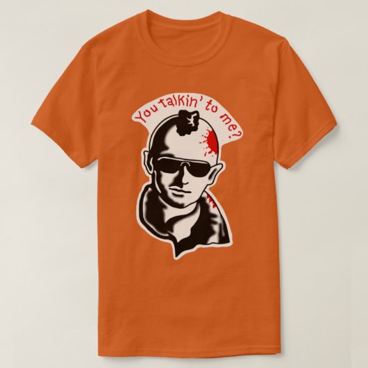 Taxi-chauffeur Travis bickle T-shirt (Design voorkant)