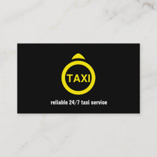 Taxi Chauffeur Vervoer Bedrijfsactiviteiten Visitekaartje