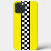 Taxi Check Stripe Patroon Case-Mate iPhone Case (Achterkant)