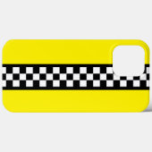 Taxi Check Stripe Patroon Case-Mate iPhone Case (Achterkant (horizontaal))